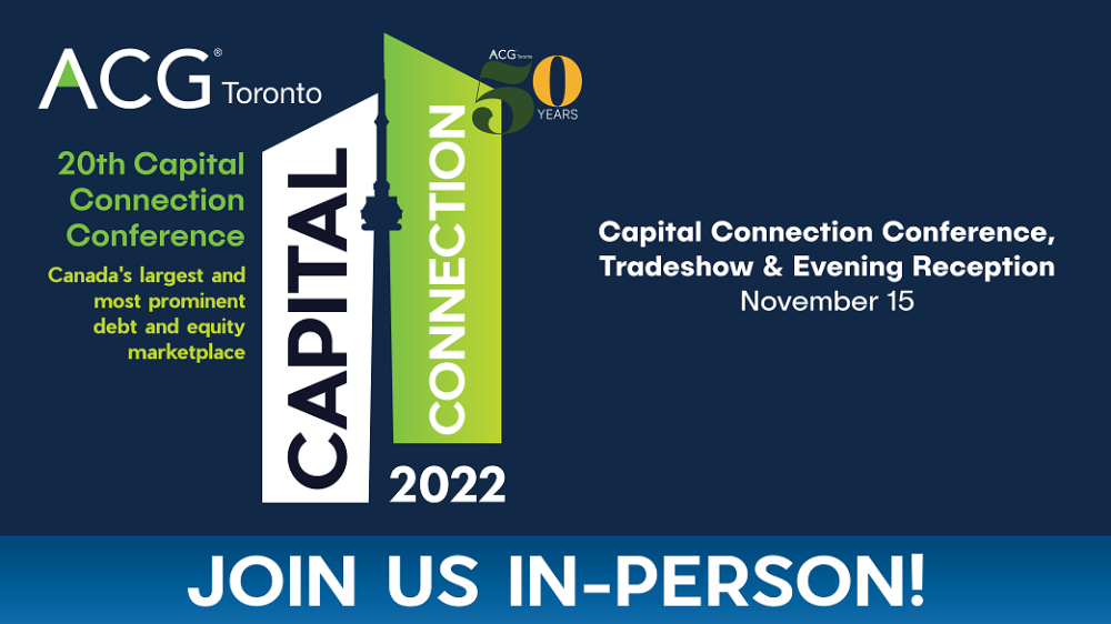 Capital Connection 2022 ACG Toronto